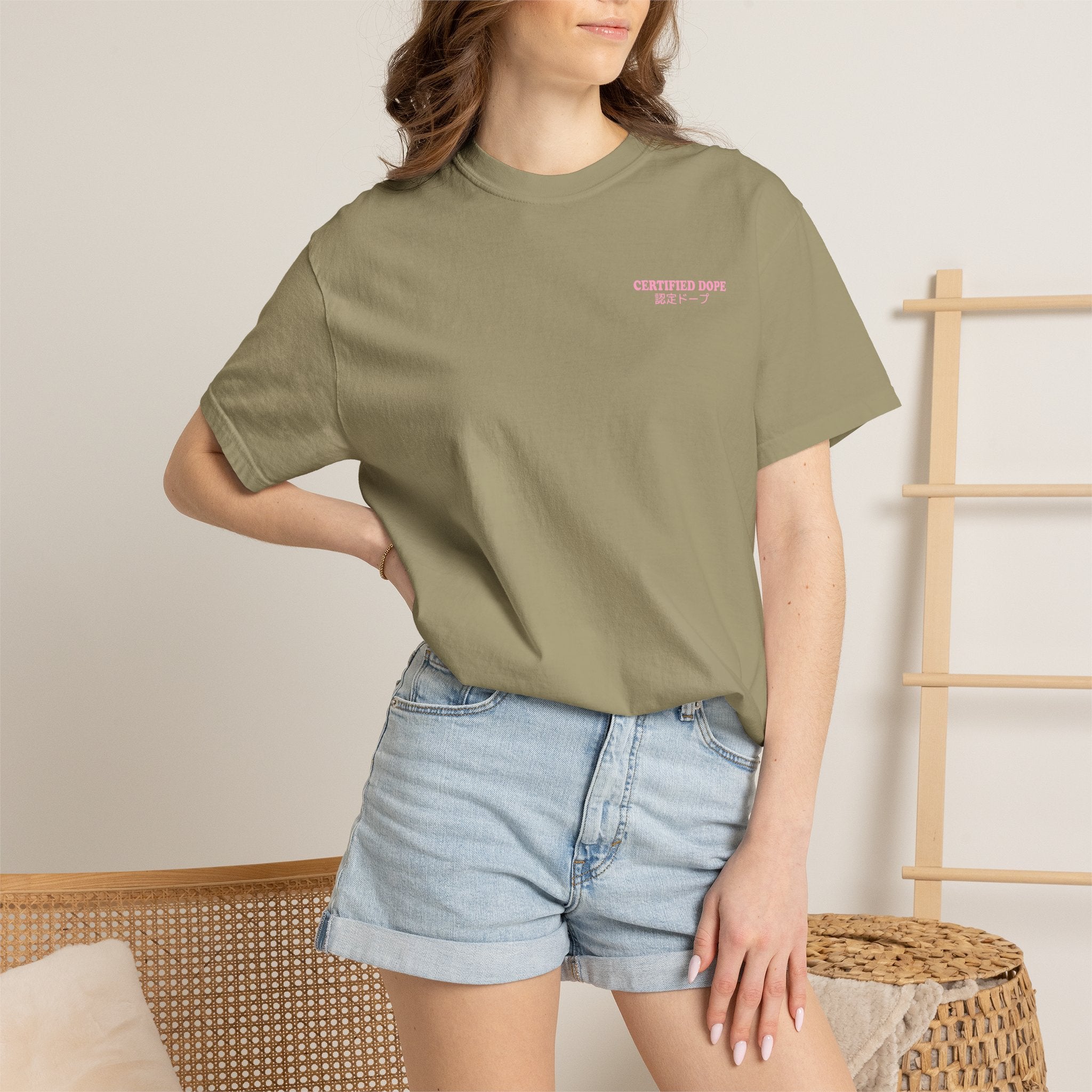 Cherry Blossoms | Certified Dope | Unisex Garment-Dyed T-shirt