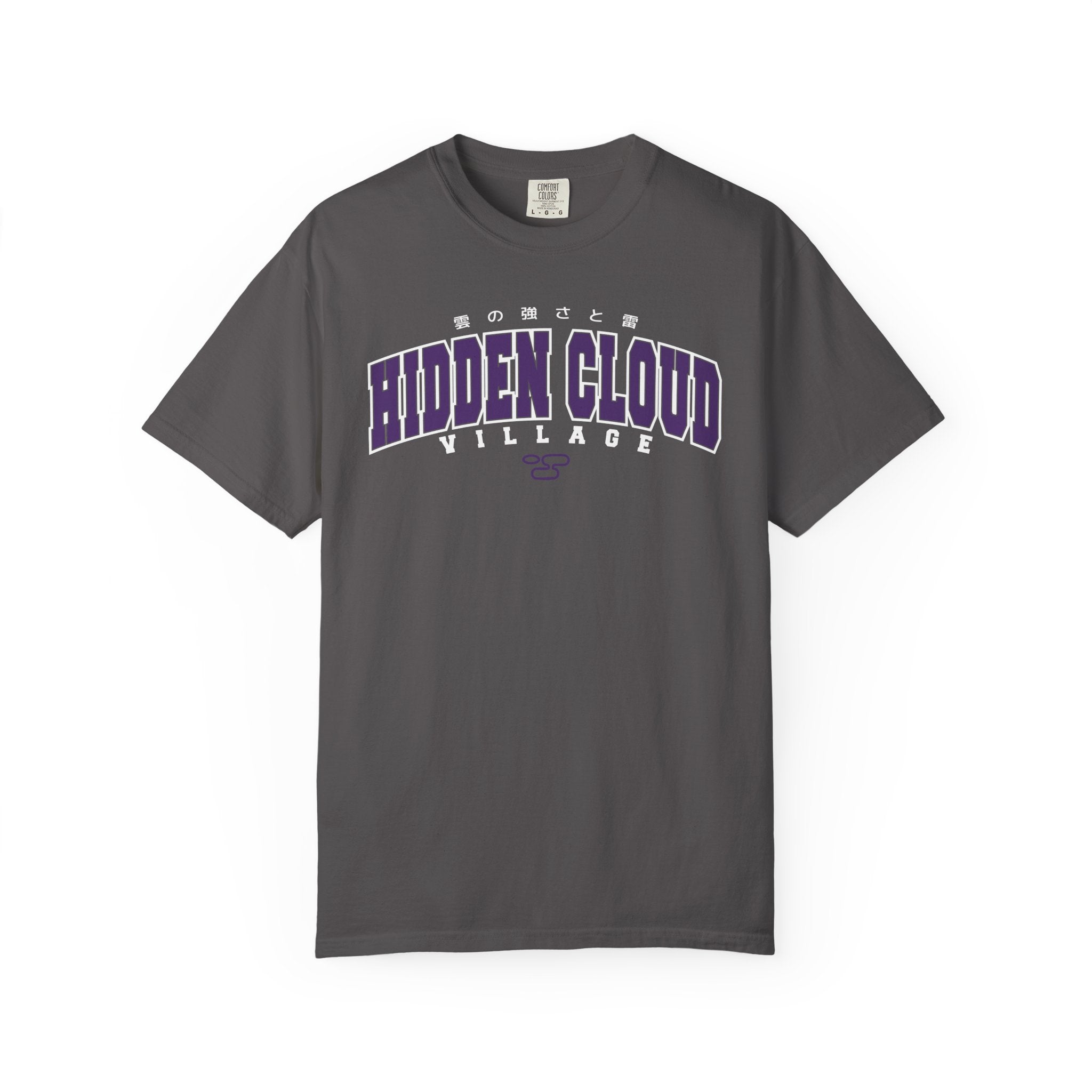 Hidden Cloud Village | Naruto Inspired Collegiate Shirt | Unisex Garment-Dyed T-shirt