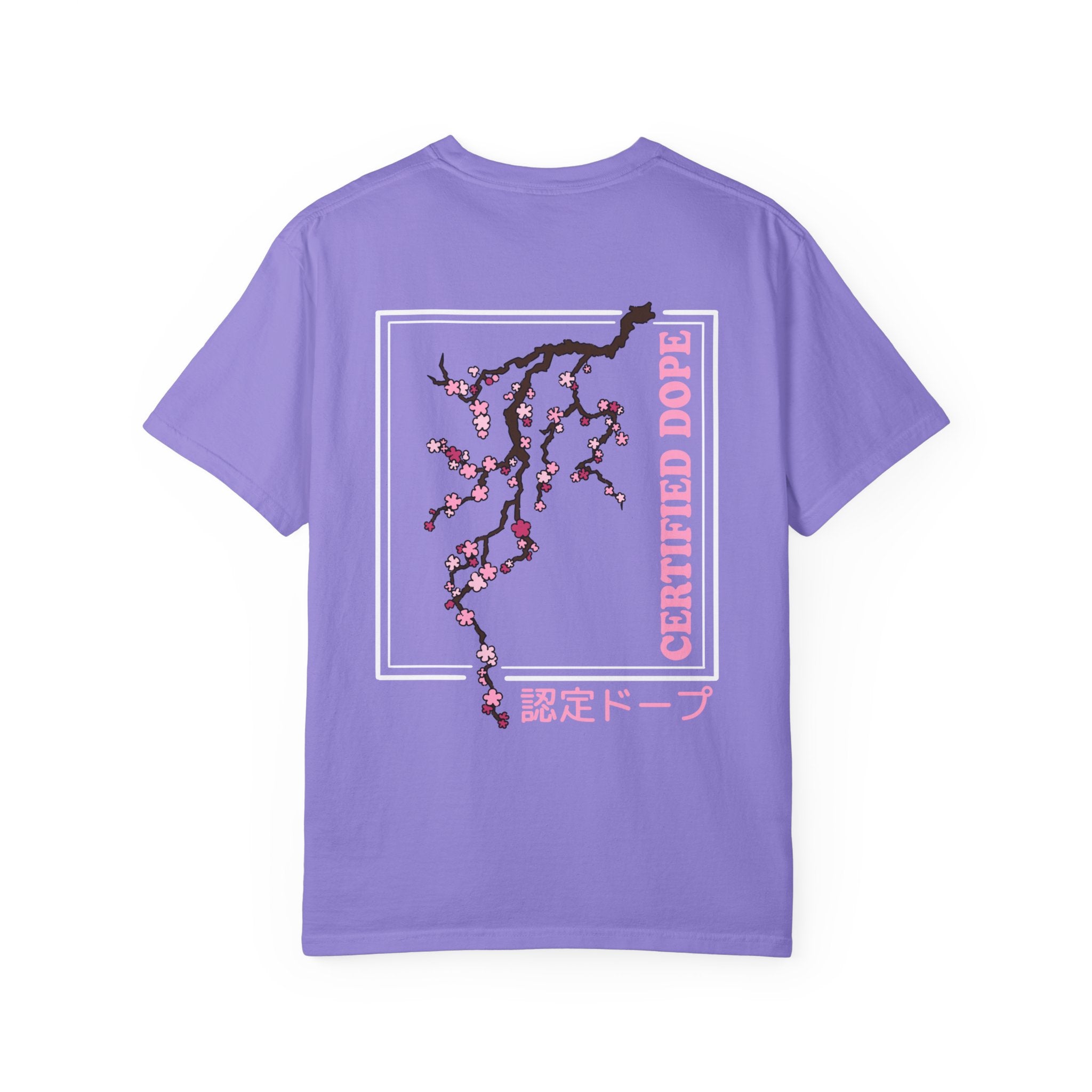 Cherry Blossoms | Certified Dope | Unisex Garment-Dyed T-shirt