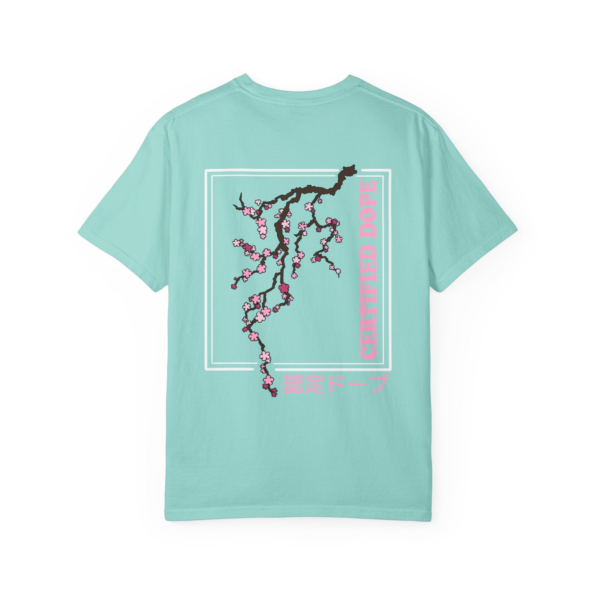Cherry Blossoms | Certified Dope | Unisex Garment-Dyed T-shirt