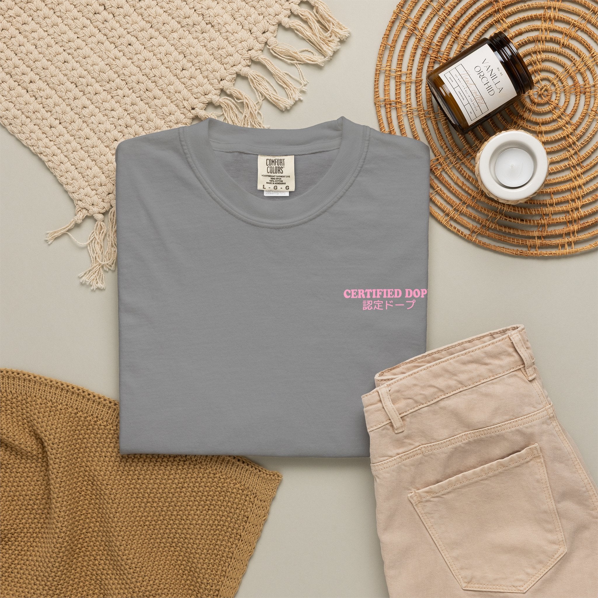 Cherry Blossoms | Certified Dope | Unisex Garment-Dyed T-shirt