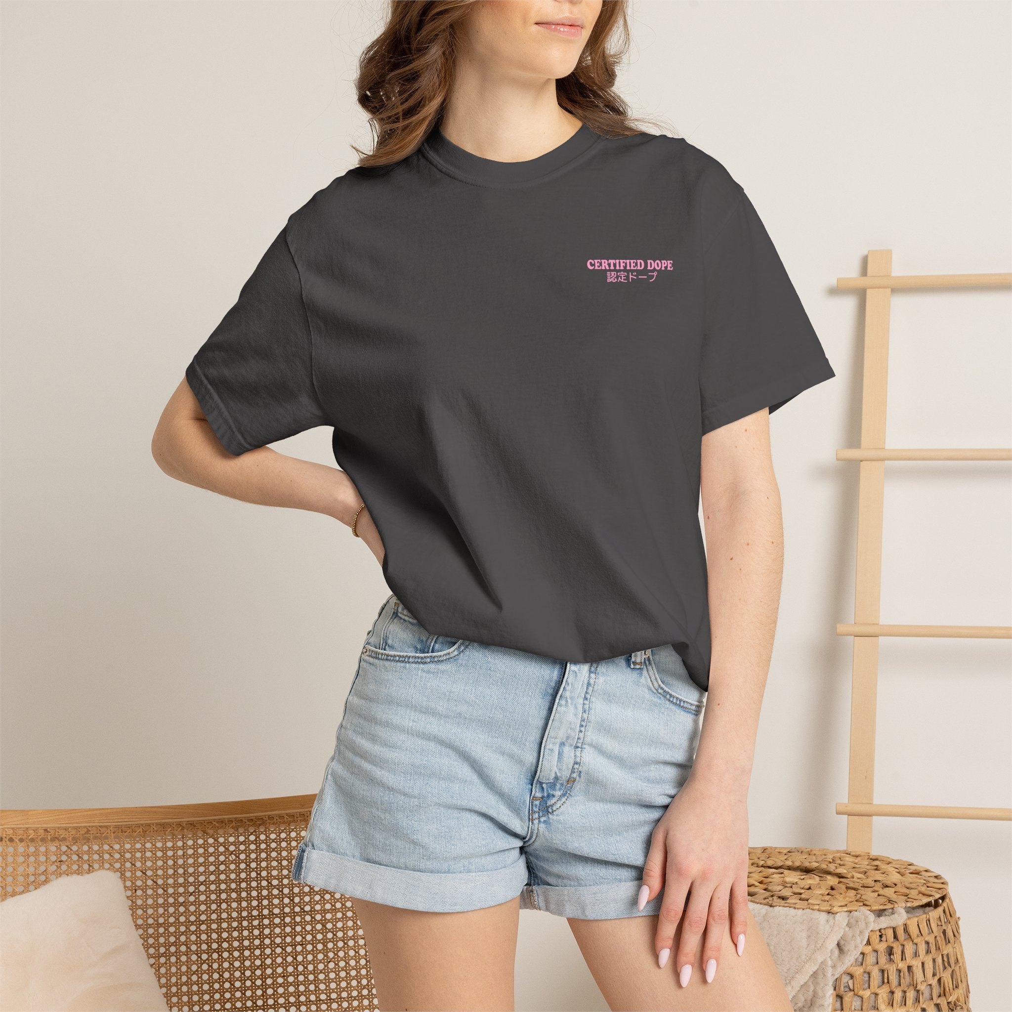 Cherry Blossoms | Certified Dope | Unisex Garment-Dyed T-shirt
