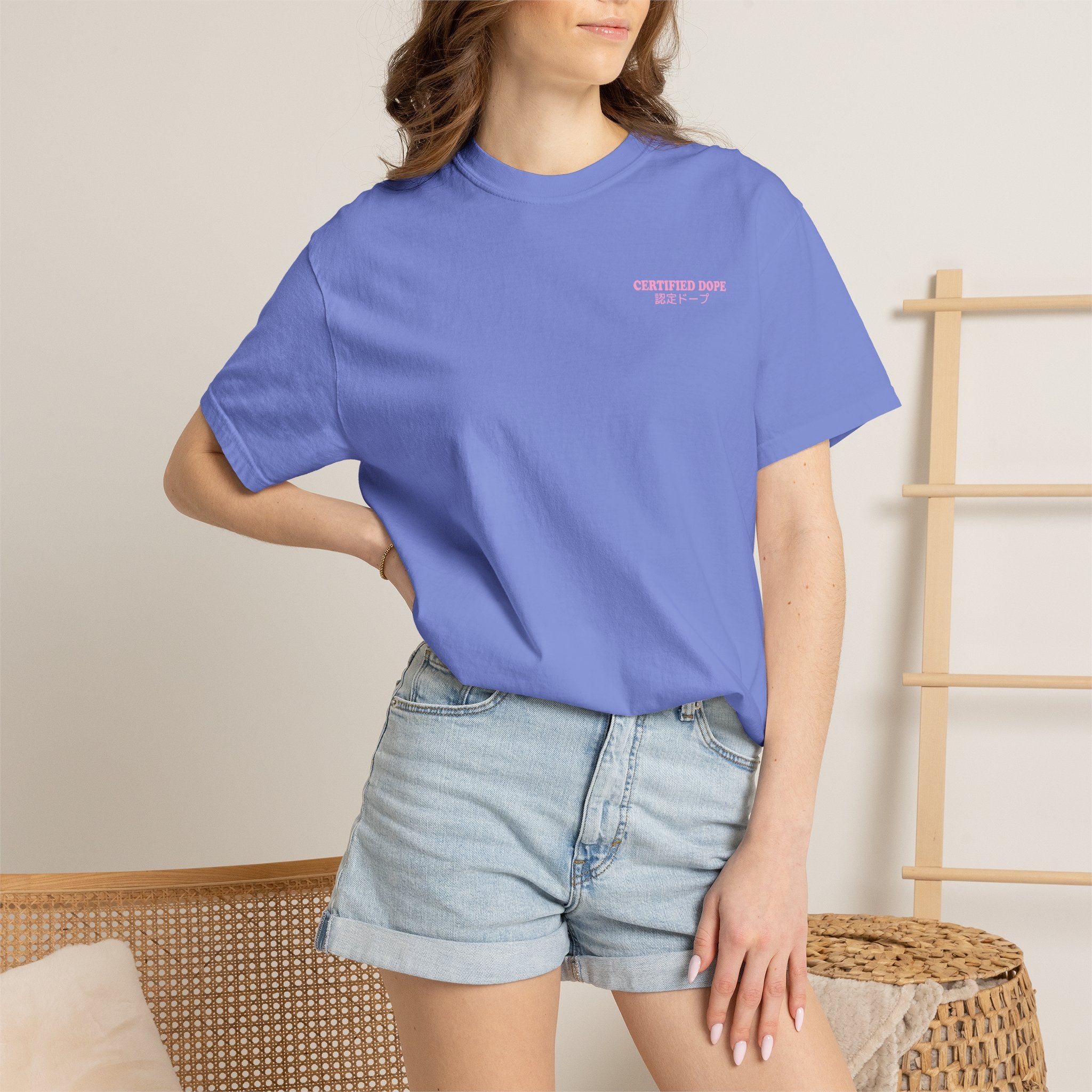 Cherry Blossoms | Certified Dope | Unisex Garment-Dyed T-shirt