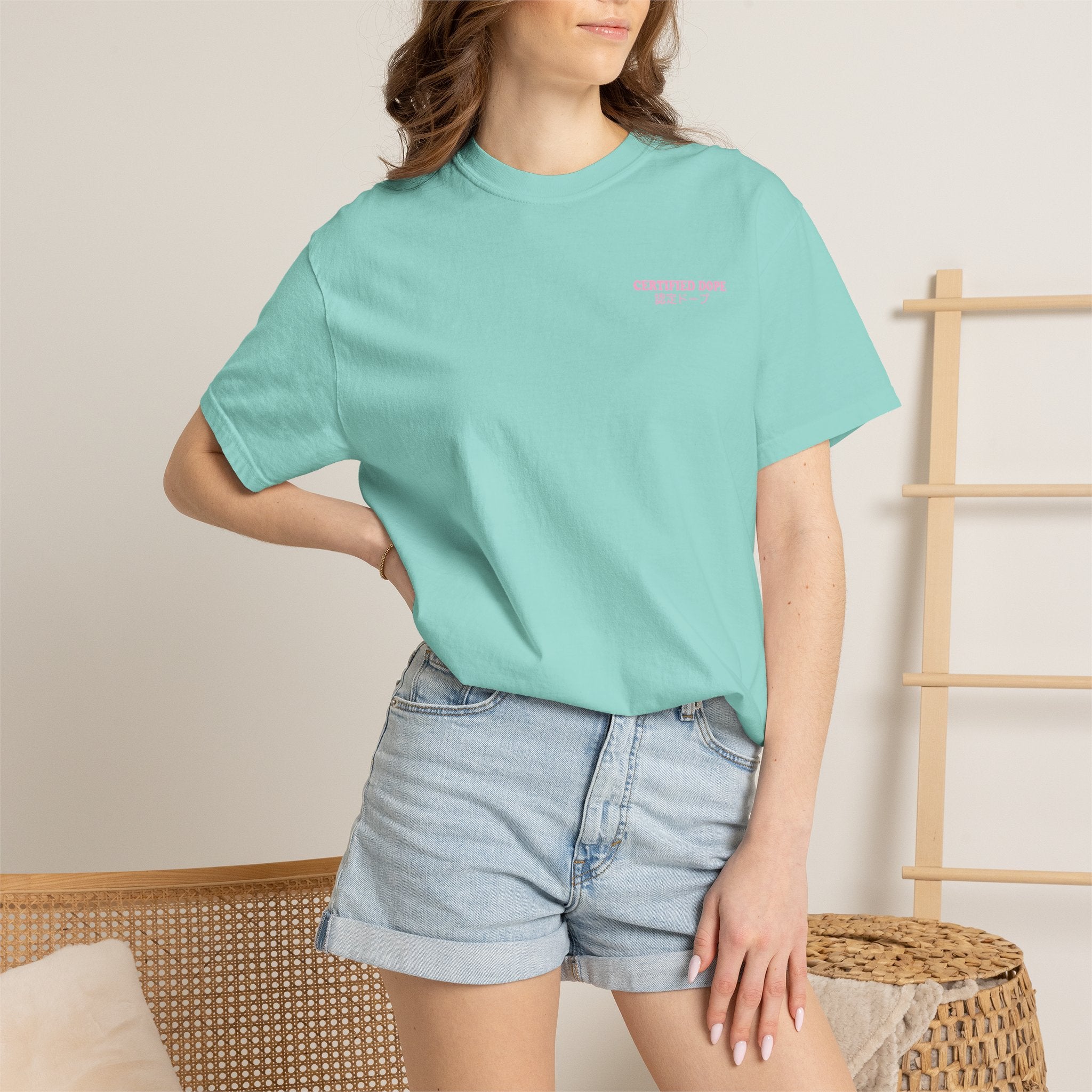Cherry Blossoms | Certified Dope | Unisex Garment-Dyed T-shirt