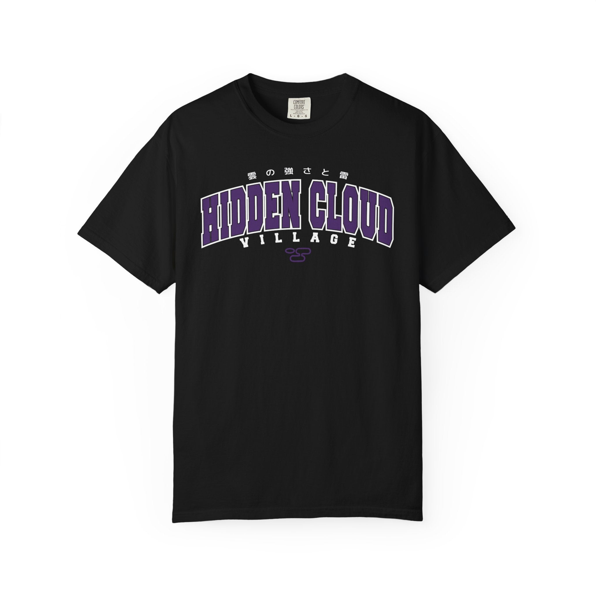 Hidden Cloud Village | Naruto Inspired Collegiate Shirt | Unisex Garment-Dyed T-shirt