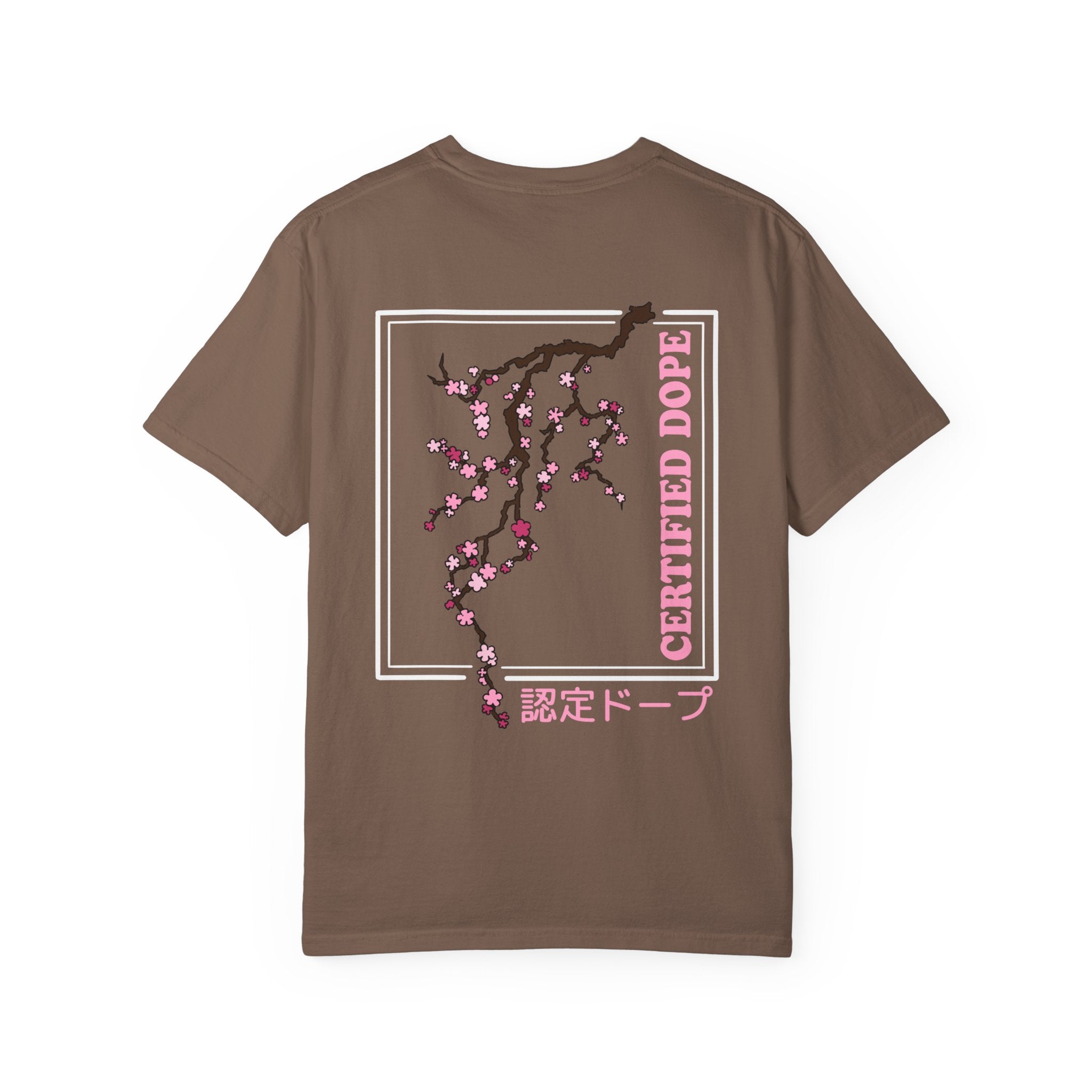 Cherry Blossoms | Certified Dope | Unisex Garment-Dyed T-shirt