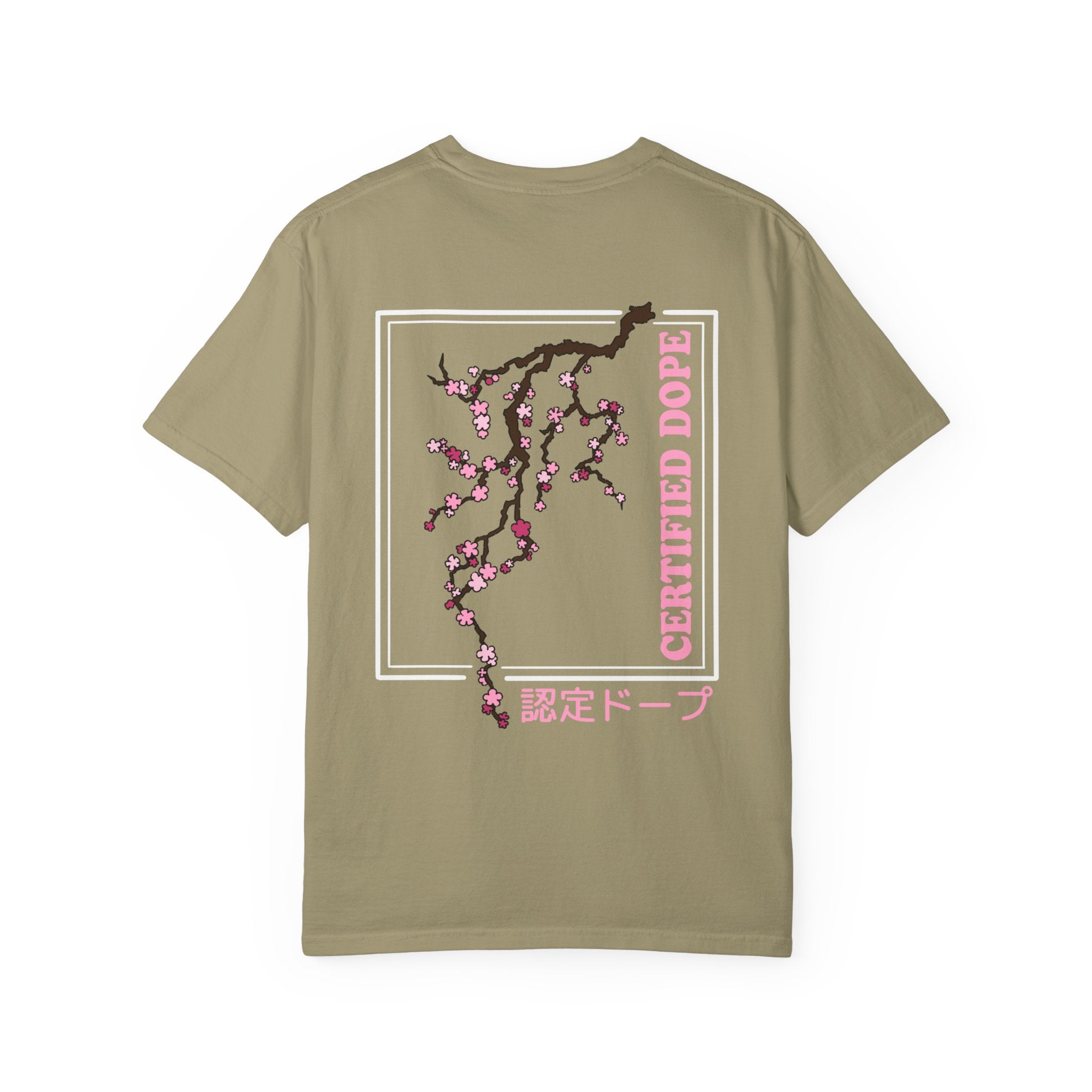 Cherry Blossoms | Certified Dope | Unisex Garment-Dyed T-shirt