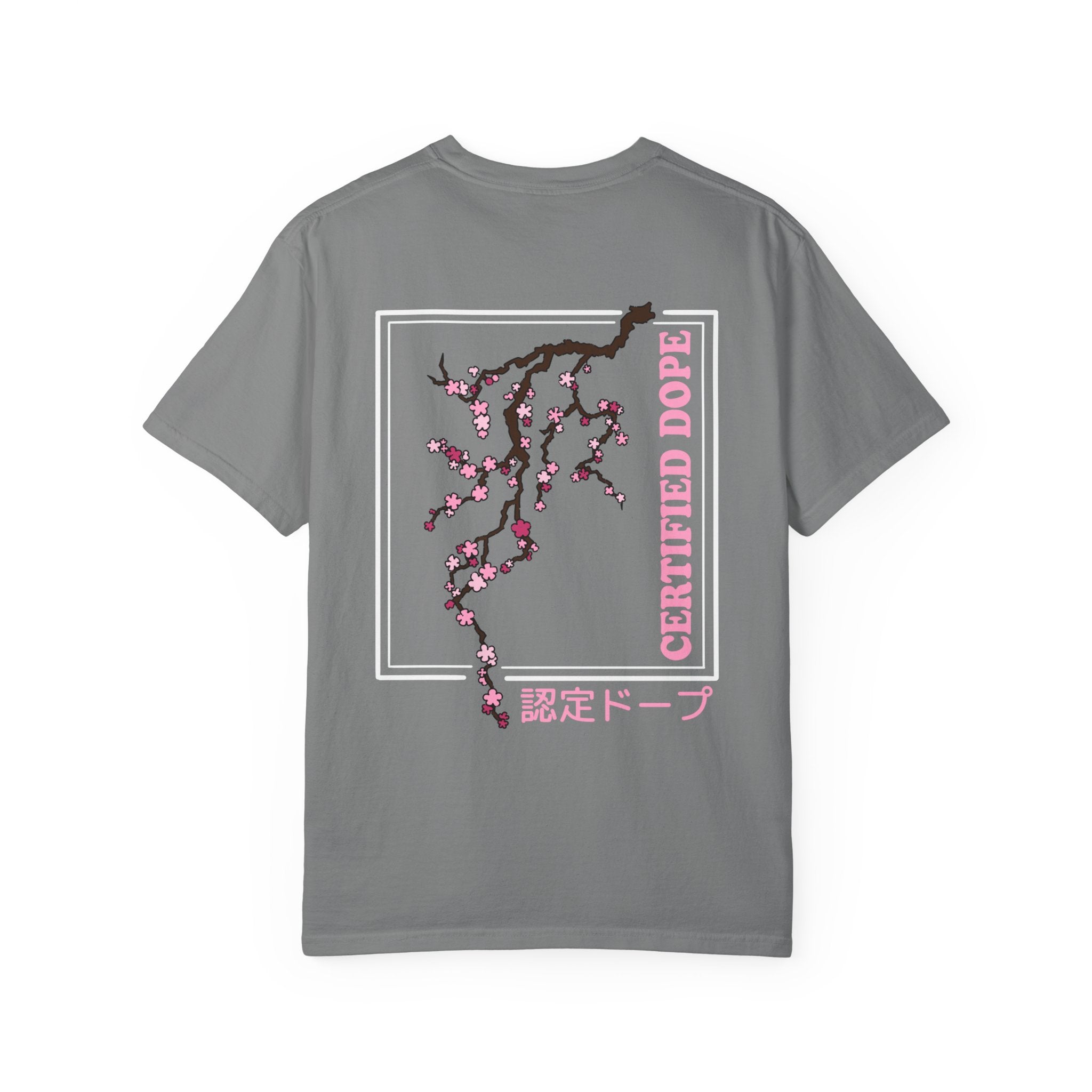 Cherry Blossoms | Certified Dope | Unisex Garment-Dyed T-shirt