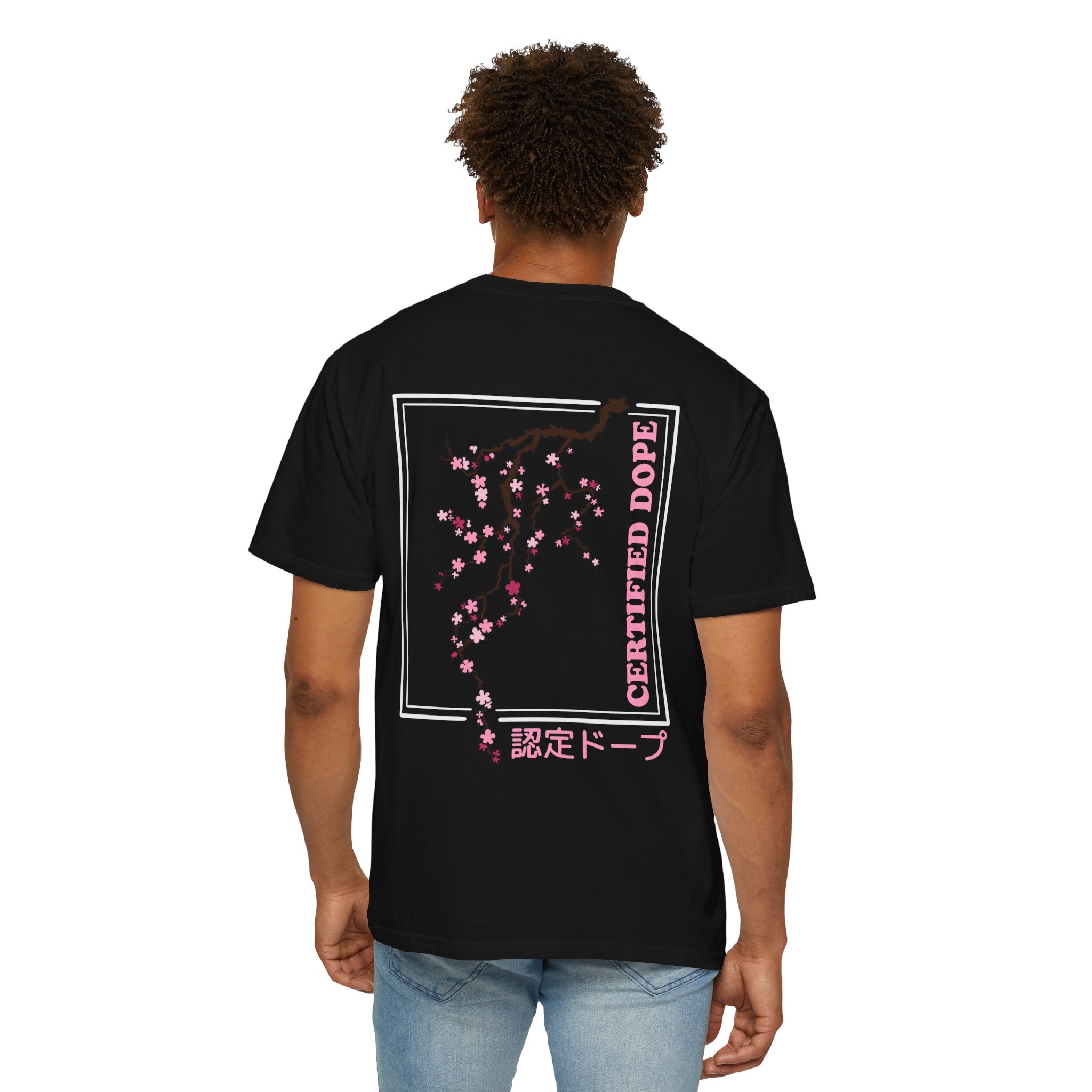 Cherry Blossoms | Certified Dope | Unisex Garment-Dyed T-shirt