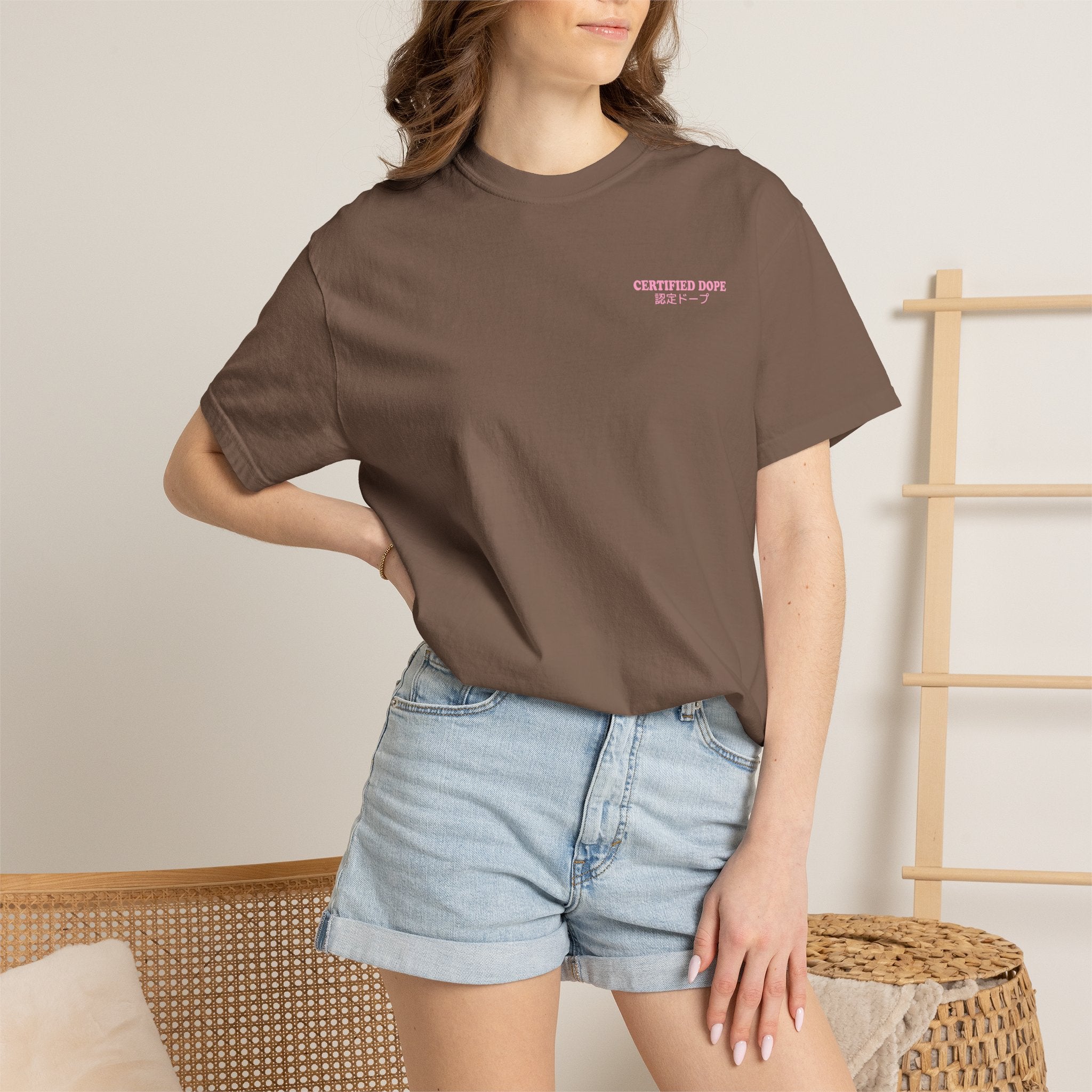 Cherry Blossoms | Certified Dope | Unisex Garment-Dyed T-shirt