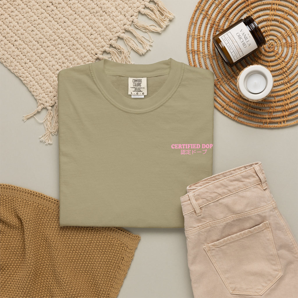 Cherry Blossoms | Certified Dope | Unisex Garment-Dyed T-shirt