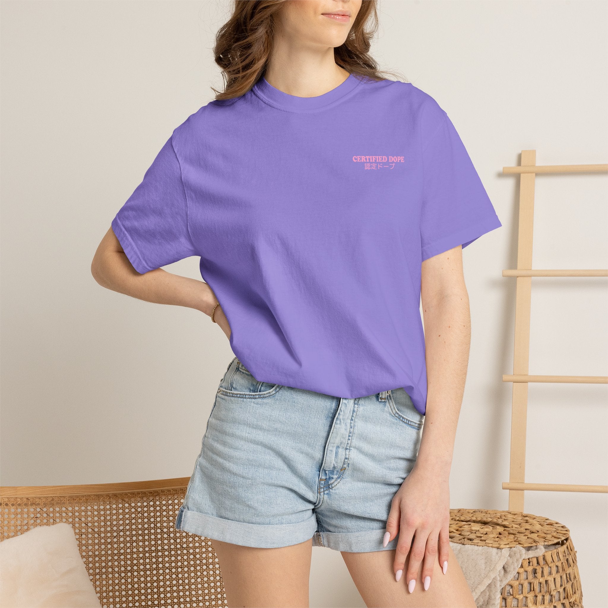 Cherry Blossoms | Certified Dope | Unisex Garment-Dyed T-shirt