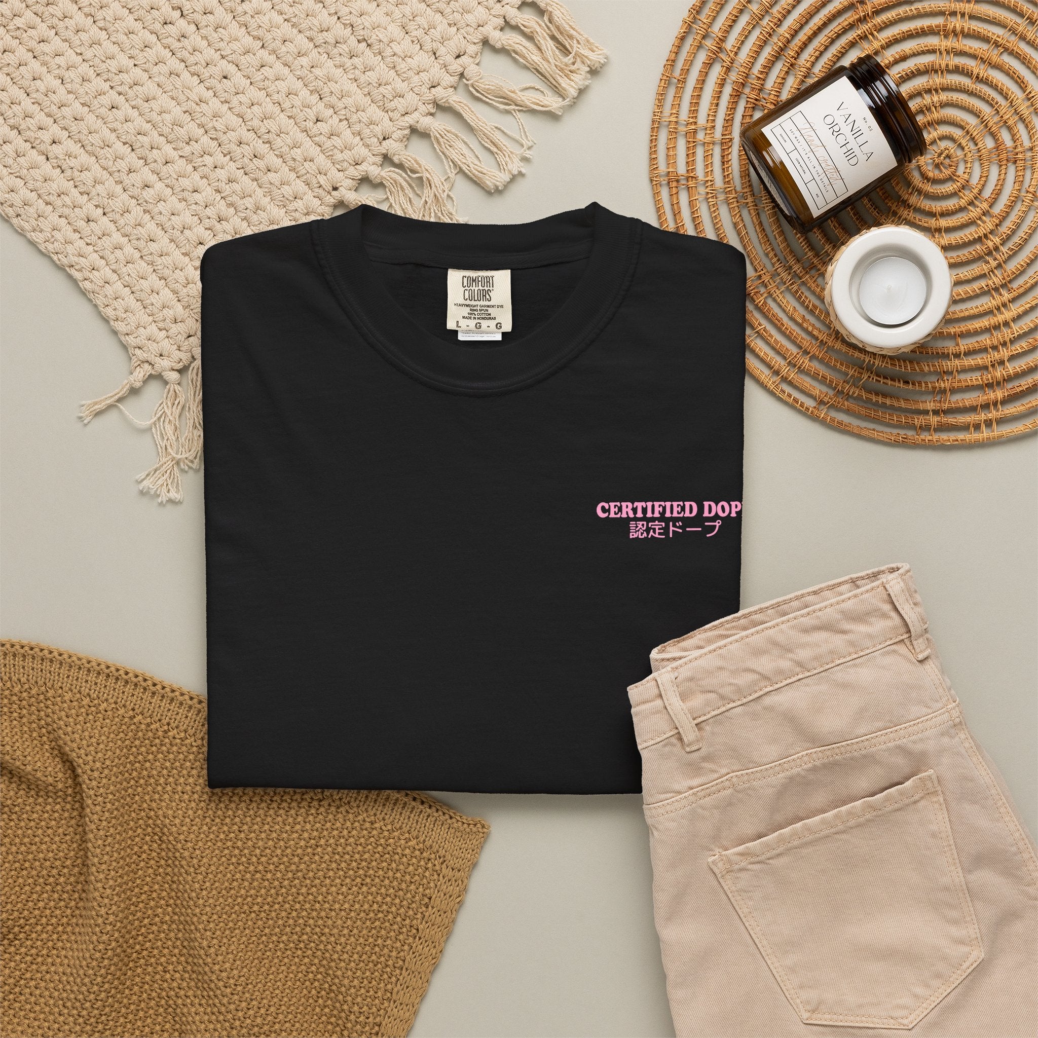Cherry Blossoms | Certified Dope | Unisex Garment-Dyed T-shirt