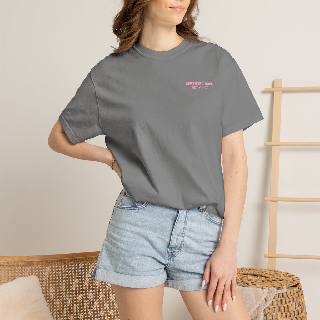 Cherry Blossoms | Certified Dope | Unisex Garment-Dyed T-shirt