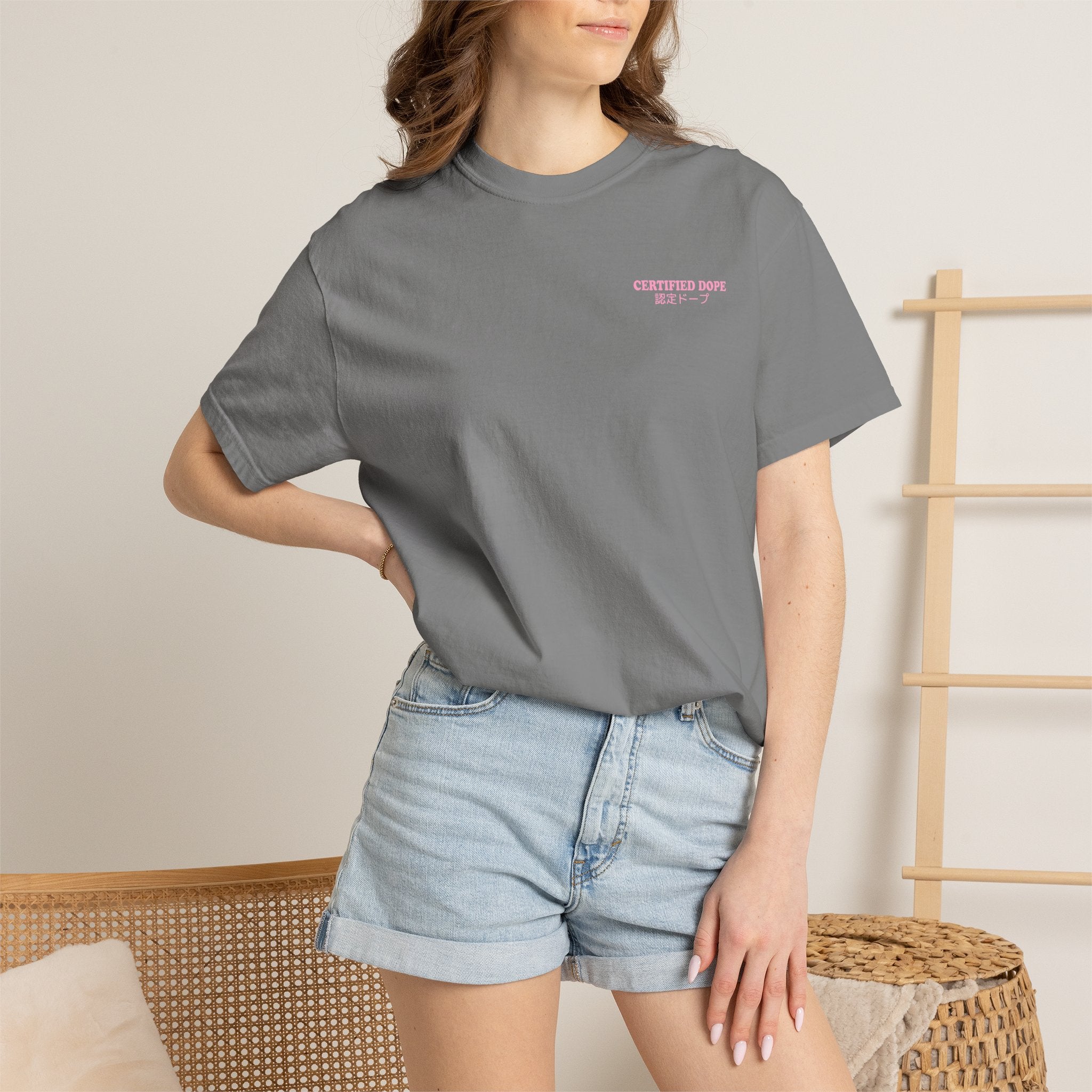 Cherry Blossoms | Certified Dope | Unisex Garment-Dyed T-shirt